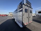 2027 Trails West Santa Fe 18' 7x7 Living Quarters Stock Combo Gooseneck Trailer 