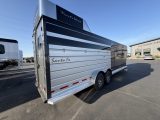 2027 Trails West Santa Fe 18' 7x7 Living Quarters Stock Combo Gooseneck Trailer 