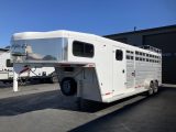 2021 Trails West Santa Fe 24' Stock Gooseneck Trailer