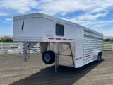 2027 Featherlite 8413 24' Stock Combo Gooseneck Trailer
