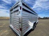 2027 Featherlite 8413 24' Stock Combo Gooseneck Trailer
