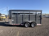 2027 C&B Maverick 17' Stock Bumper Pull Trailer 