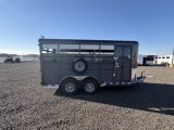2027 C&B Maverick 17' Stock Bumper Pull Trailer 
