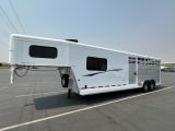 2027 Trails West Santa Fe 15' Stock Gooseneck Trailer