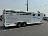 2027 Trails West Santa Fe 15' Stock Gooseneck Trailer