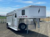 2027 Featherlite 8413 24' Stock Combo Gooseneck Trailer