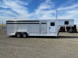 2027 Featherlite 8413 24' Stock Combo Gooseneck Trailer