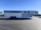 2027 Trails West Santa Fe 24' Stock Combo Gooseneck Trailer