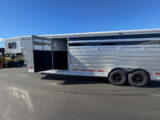 2027 Trails West Santa Fe 24' Stock Combo Gooseneck Trailer
